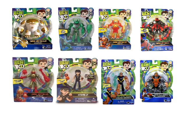 BEN 10 FIGURA ARTICULADA BLISTER - MODELOS SURTIDOS