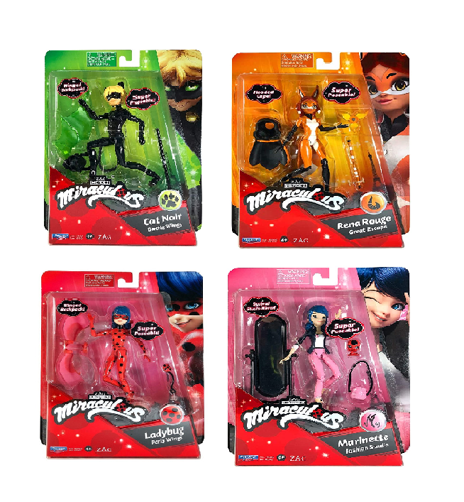 MIRACULOUS FIGURA ARTICULADA C/ACC - MODELOS SURTIDOS