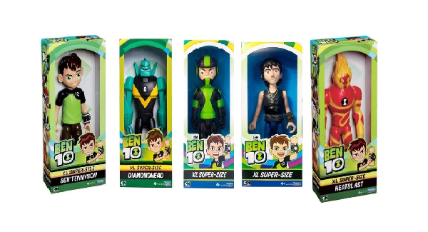 BEN 10 FIGURA GRANDE EN CAJA - MODELOS SURTIDOS