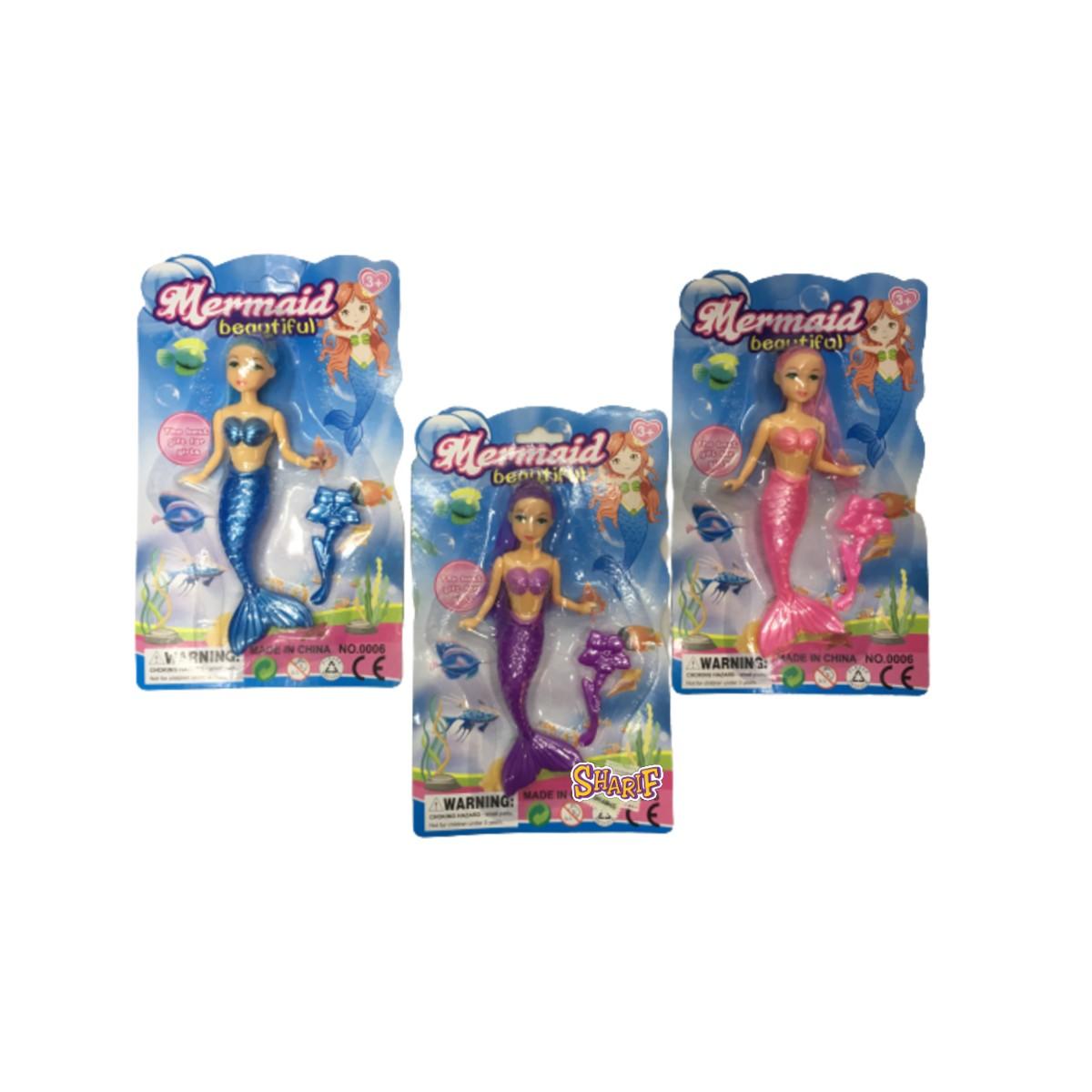 MUÑECA SIRENA EN BLISTER CHICA