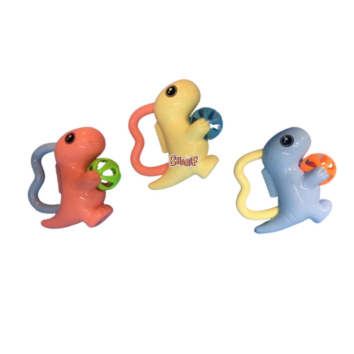 SONAJERO DINOSAURIO EN BOLSA - COLORES SURTIDOS