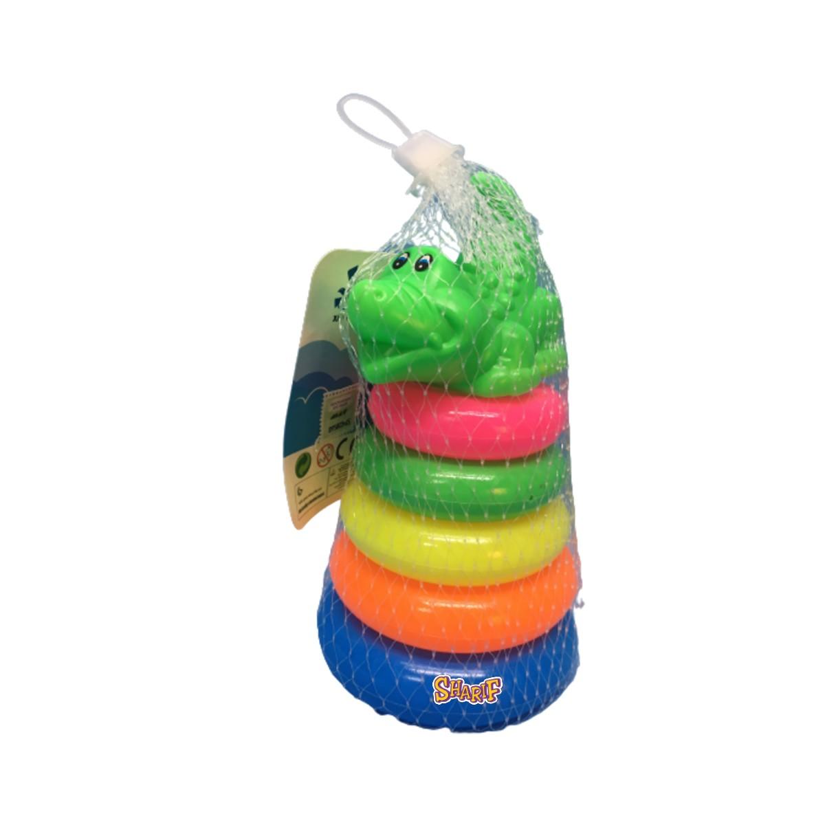 JUEGO DE AROS APILABLES COCODRILO