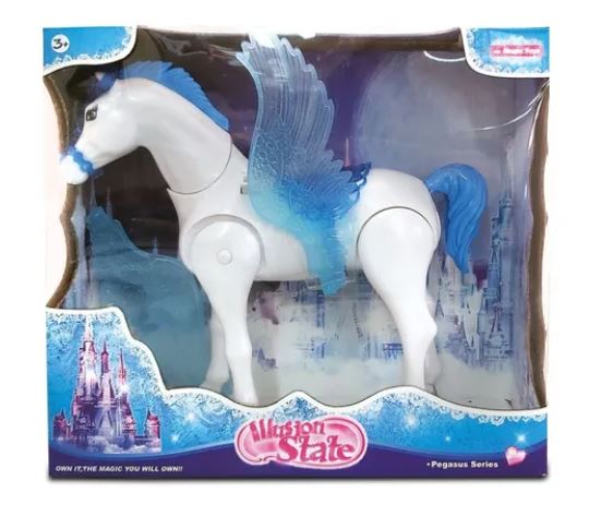 CABALLO CON ALAS Y SONIDO