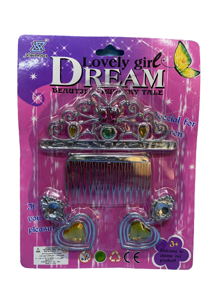 SET TIARA C/AROS EN BLISTER