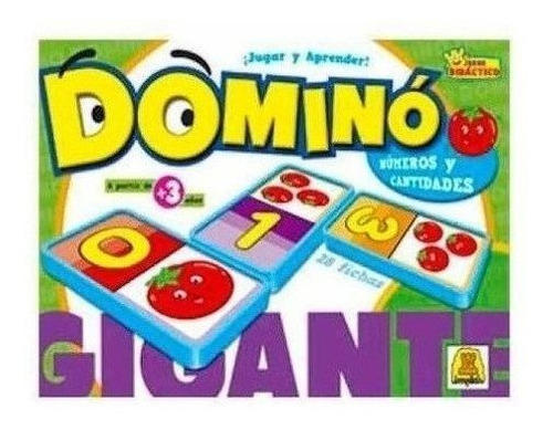 DOMINO GIGANTE NUMEROS Y CANTIDADES