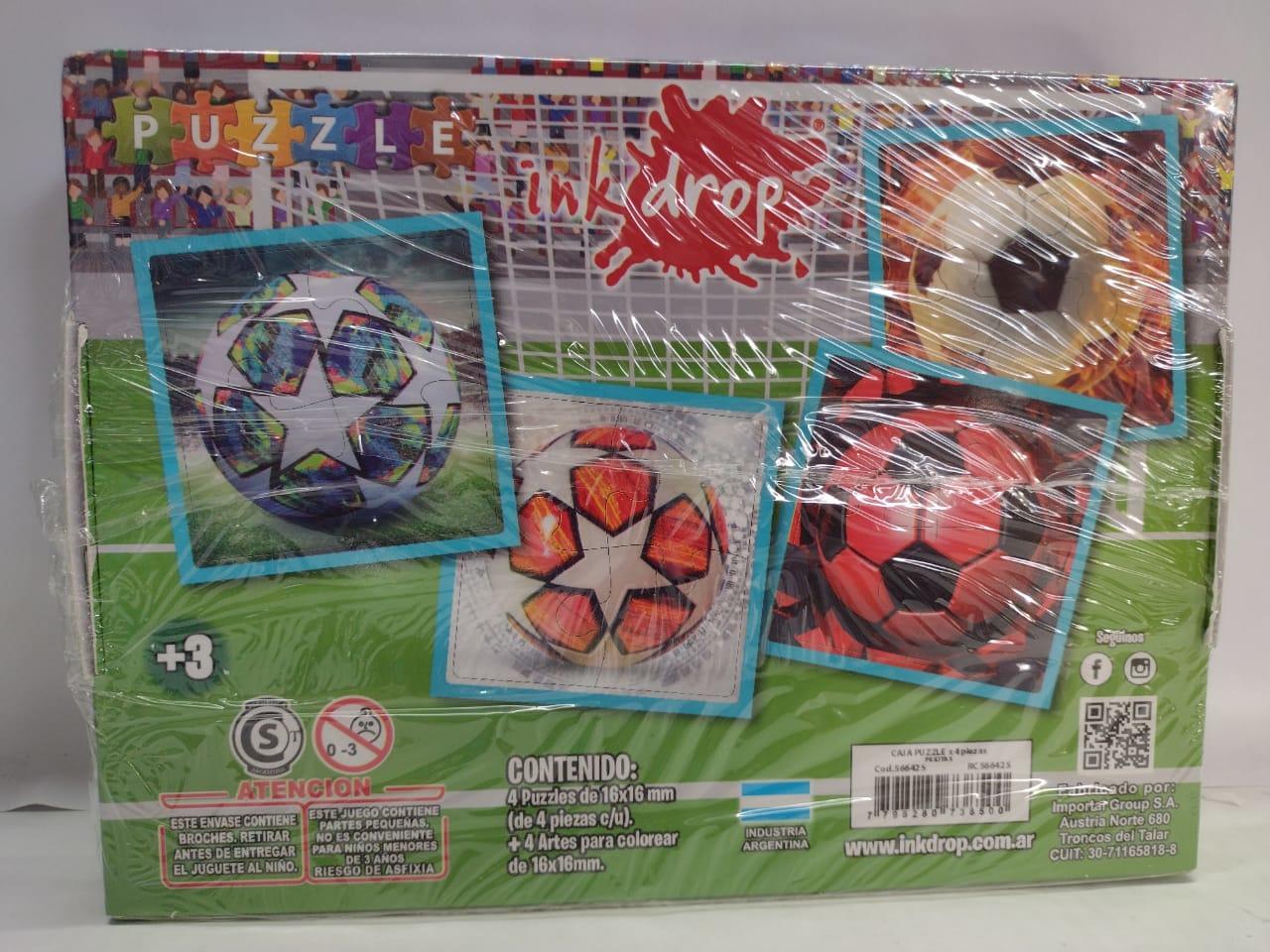 PUZZLE X4 PZAS PELOTAS - MODELOS SURTIDOS