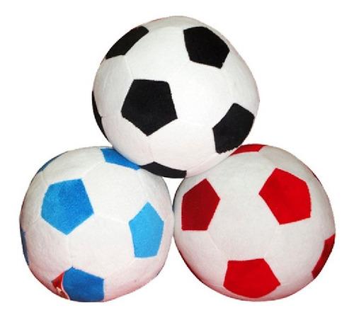PELOTA DE PELUCHE MEDIANA - COLORES SURTIDOS -
