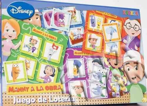 JUEGO DE LOTERIA MANNY A LA OBRA