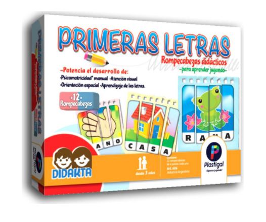 PRIMERAS LETRAS PLASTIGAL