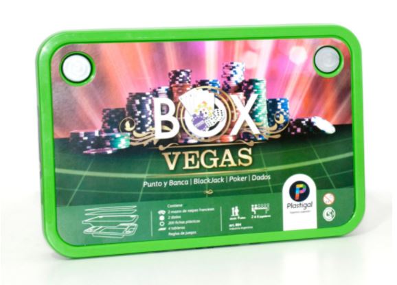 BOX VEGAS 4 JUEGOS ESTUCHE