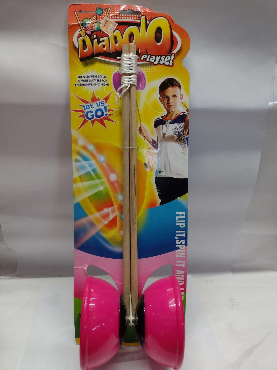 DIABOLO PALOS DE MADERA - COLORES SURTIDOS