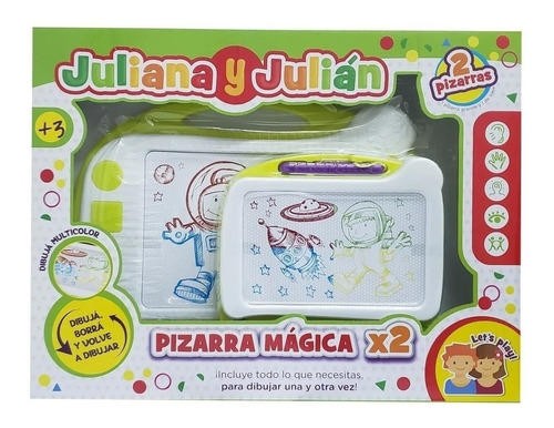 PIZARRA MAGICA X2 JULIANA Y JULIAN