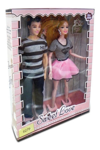 SET 2 MUÑECOS TIPO BARBIE
