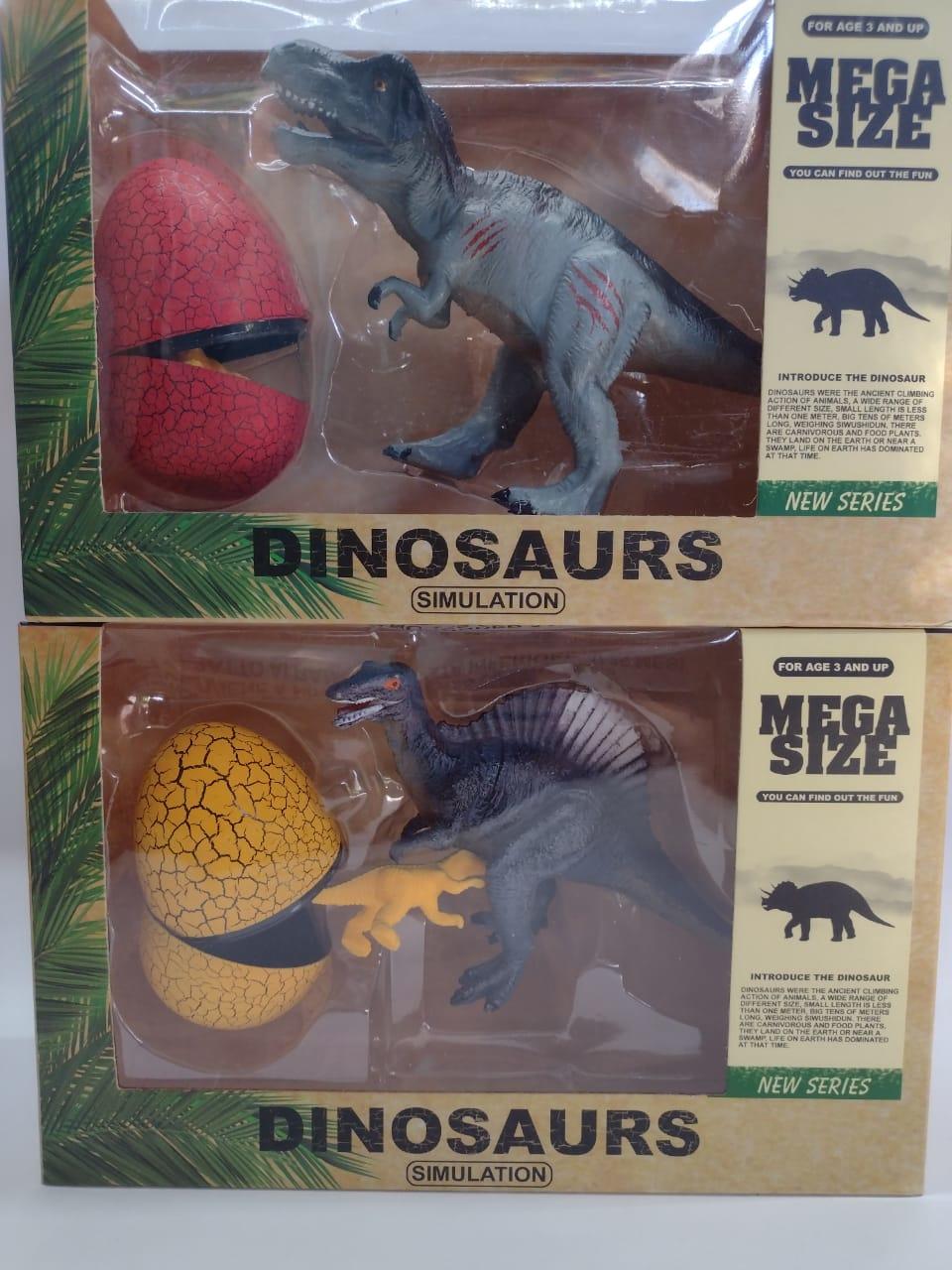 DINOSAURIO CON HUEVO EN CAJA - MODELOS SURTIDOS
