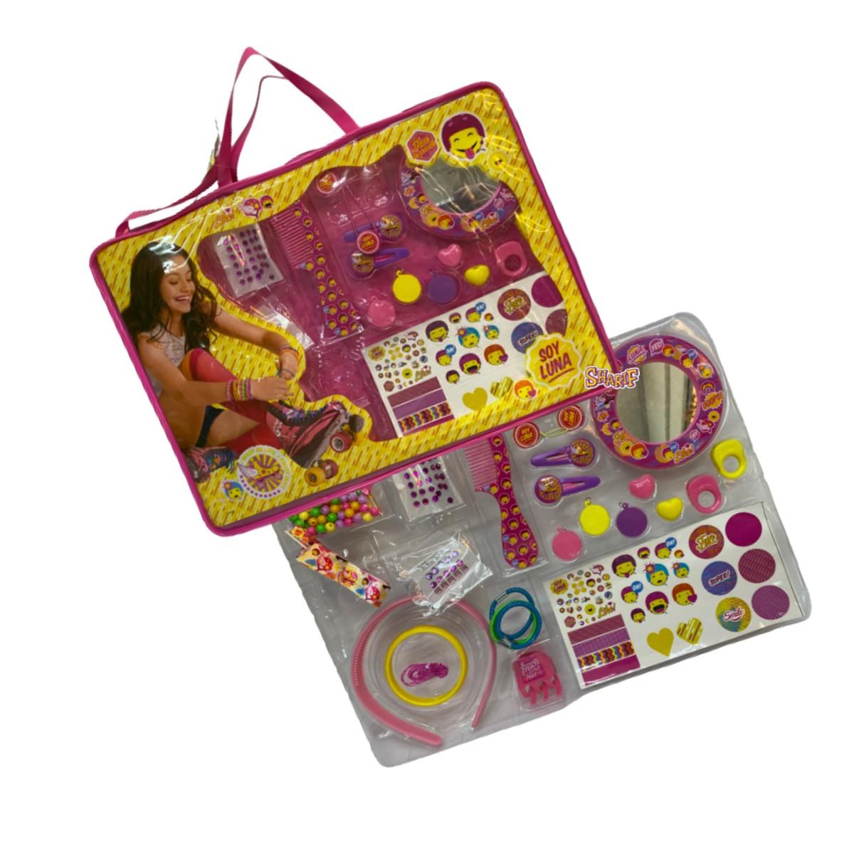 CARTERA GRANDE C/ACCESORIOS P/PELO SOY LUNA