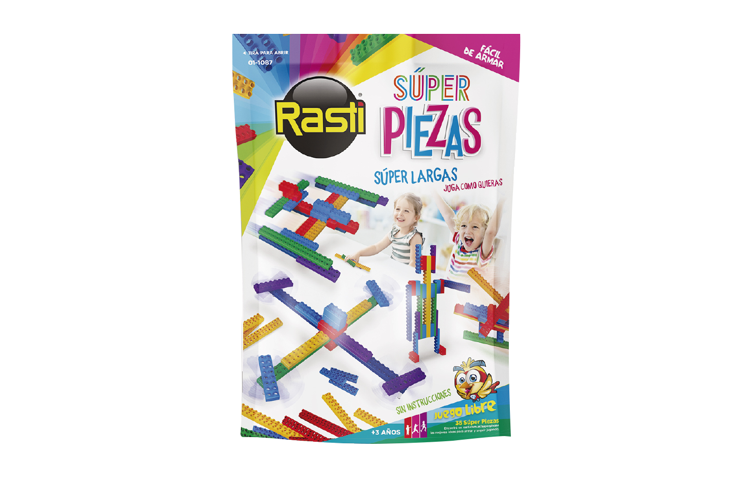 SUPER PIEZAS 35 PZAS EN BOLSA