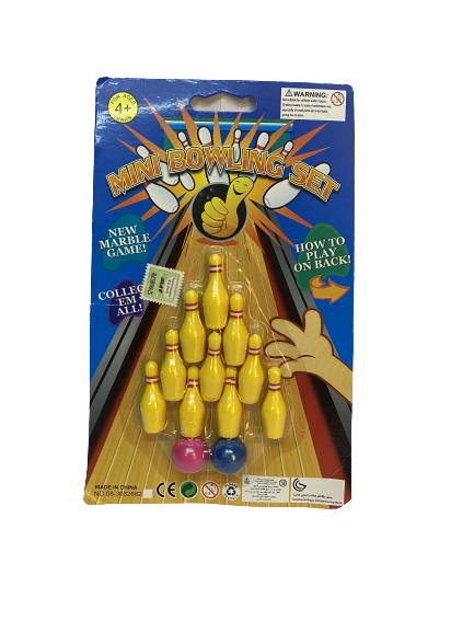 BOWLING MINI EN BLISTER (63348)