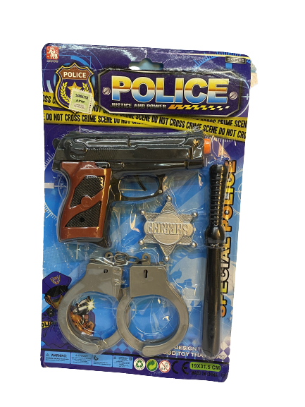 SET DE POLICIA EN BLISTER (60536)