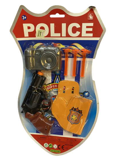SET DE POLICIA EN BLISTER (60359)