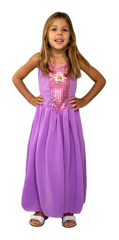 DISFRAZ ECONOMICO DE RAPUNZEL