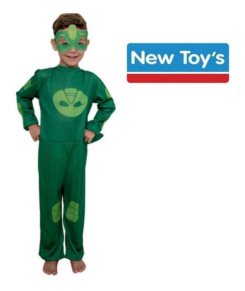 DISFRAZ CLASICO DE PJ MASKS GEKKO VERDE