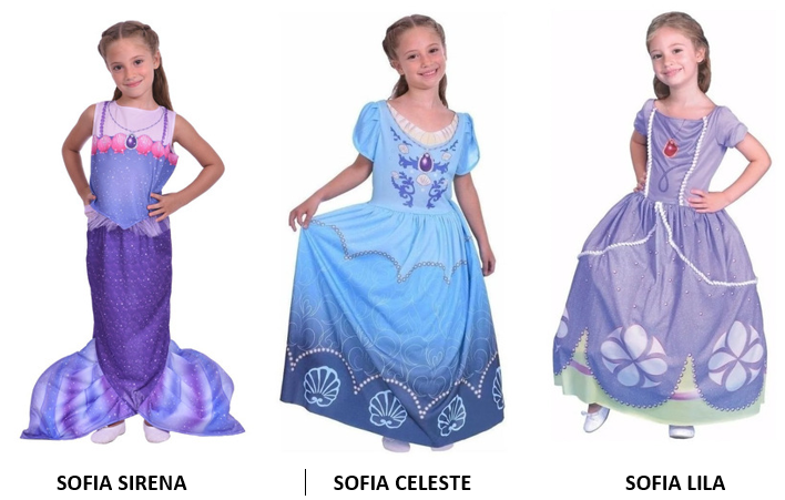DISFRAZ CLASICO DE SOFIA