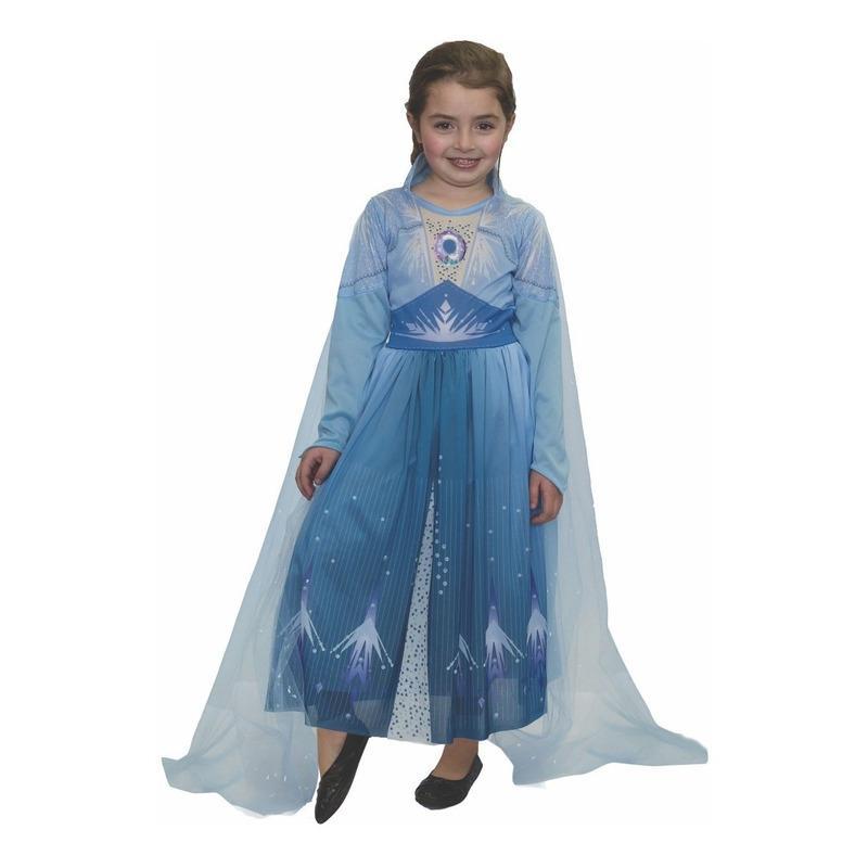 DISFRAZ CLASICO DE ELSA FROZEN 2 CELESTE