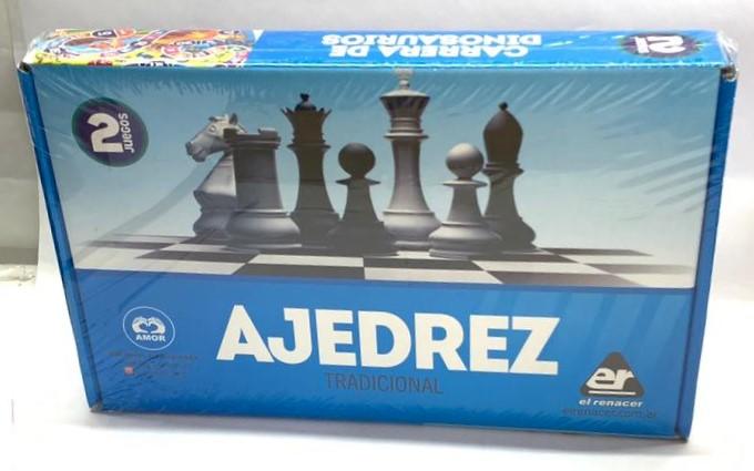 AJEDREZ / CARRERA DE DINOSAURIOS 2 EN 1 EL RENACER