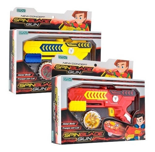 SPIN BLADE GUN PISTOLA TROMPO METAL
