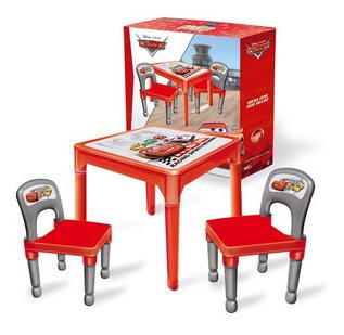 MESA CON 2 SILLAS CARS