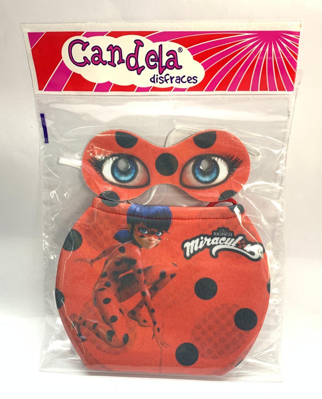CARTERA CON ANTIFAZ LADY BUG