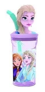 VASO CON FIGURA 3D FROZEN