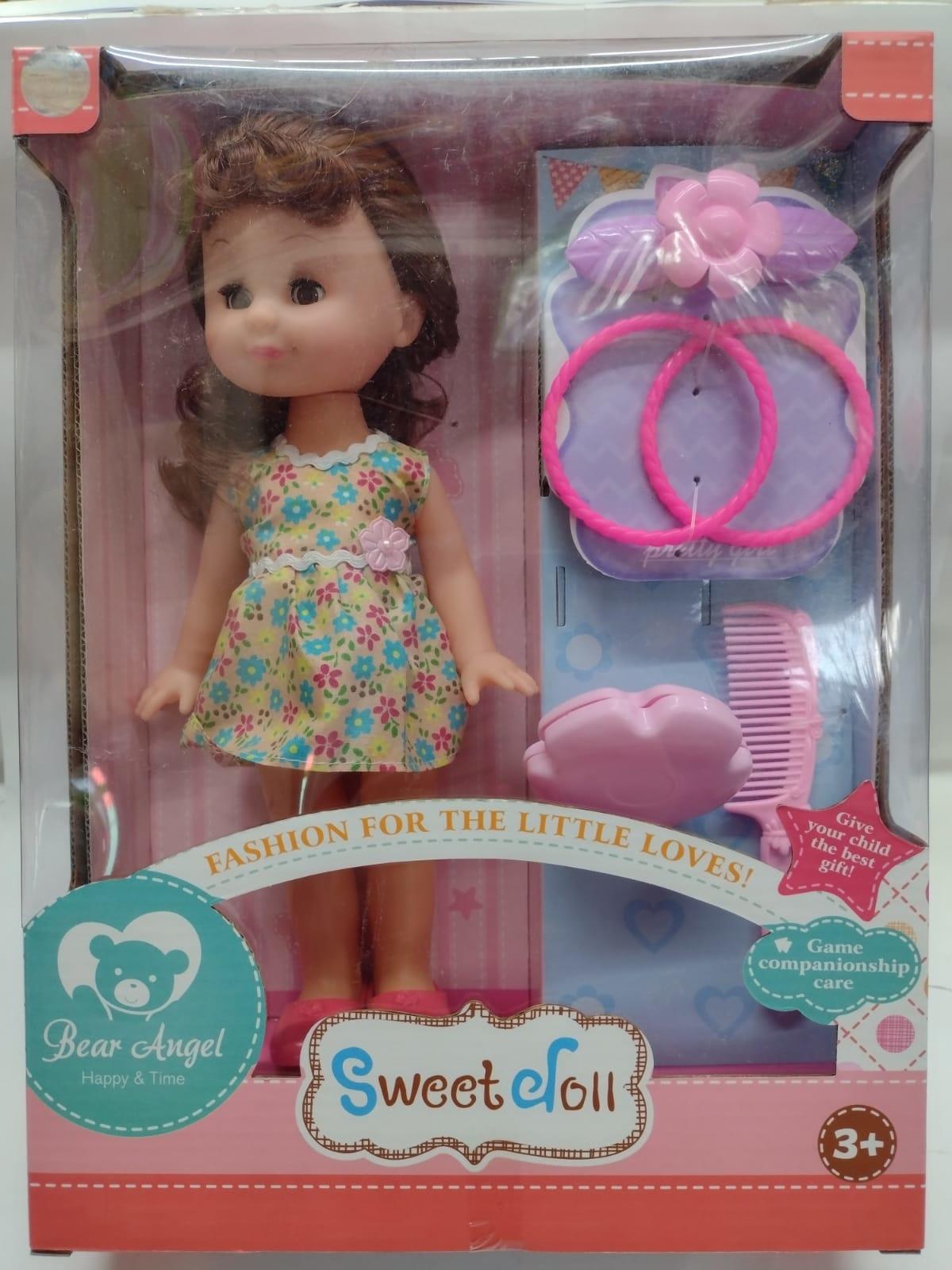 MUÑECA C/VESTIDO  SWEET DOLL