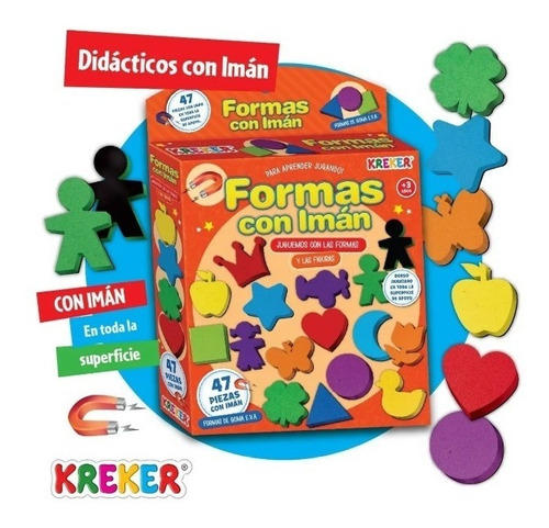 FORMAS CON IMAN PARA APRENDER EN CAJA