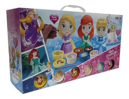 COLOREA TUS PRINCESAS EN CAJA X3