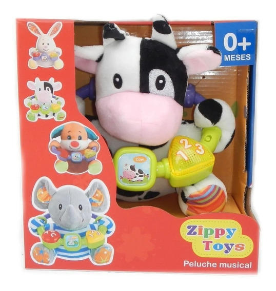 PELUCHE MUSICAL VACA