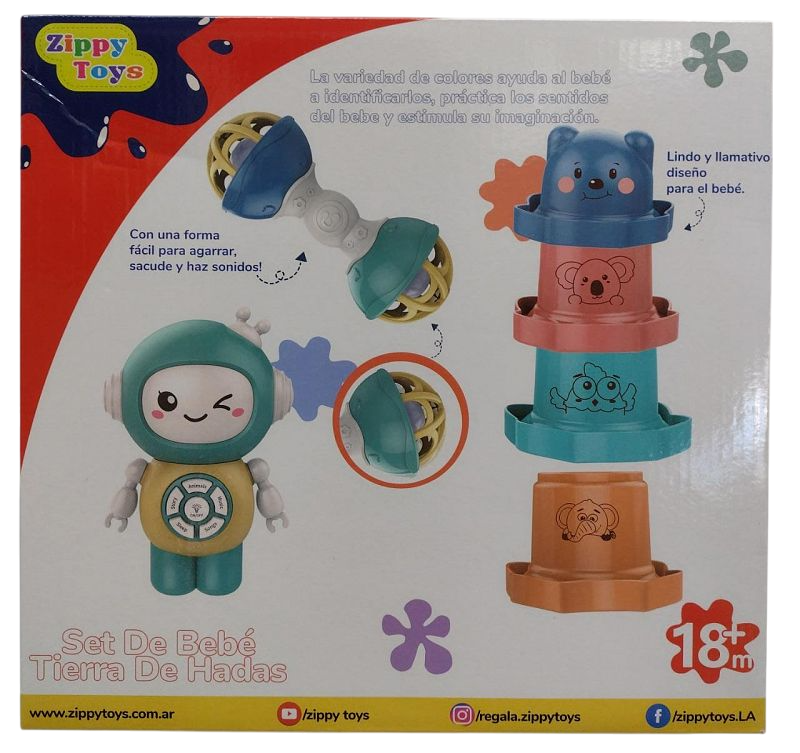 SET BEBE ROBOT MUSICAL