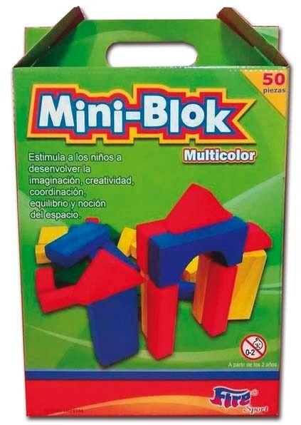 MINI BLOK MULTICOLOR 50 PIEZAS
