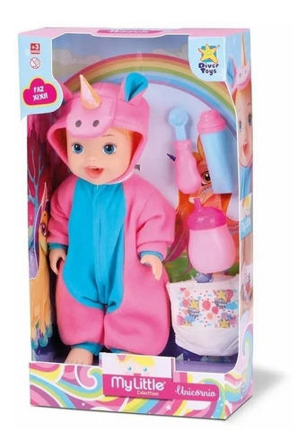 BEBE UNICORNIO EN PAÑALES