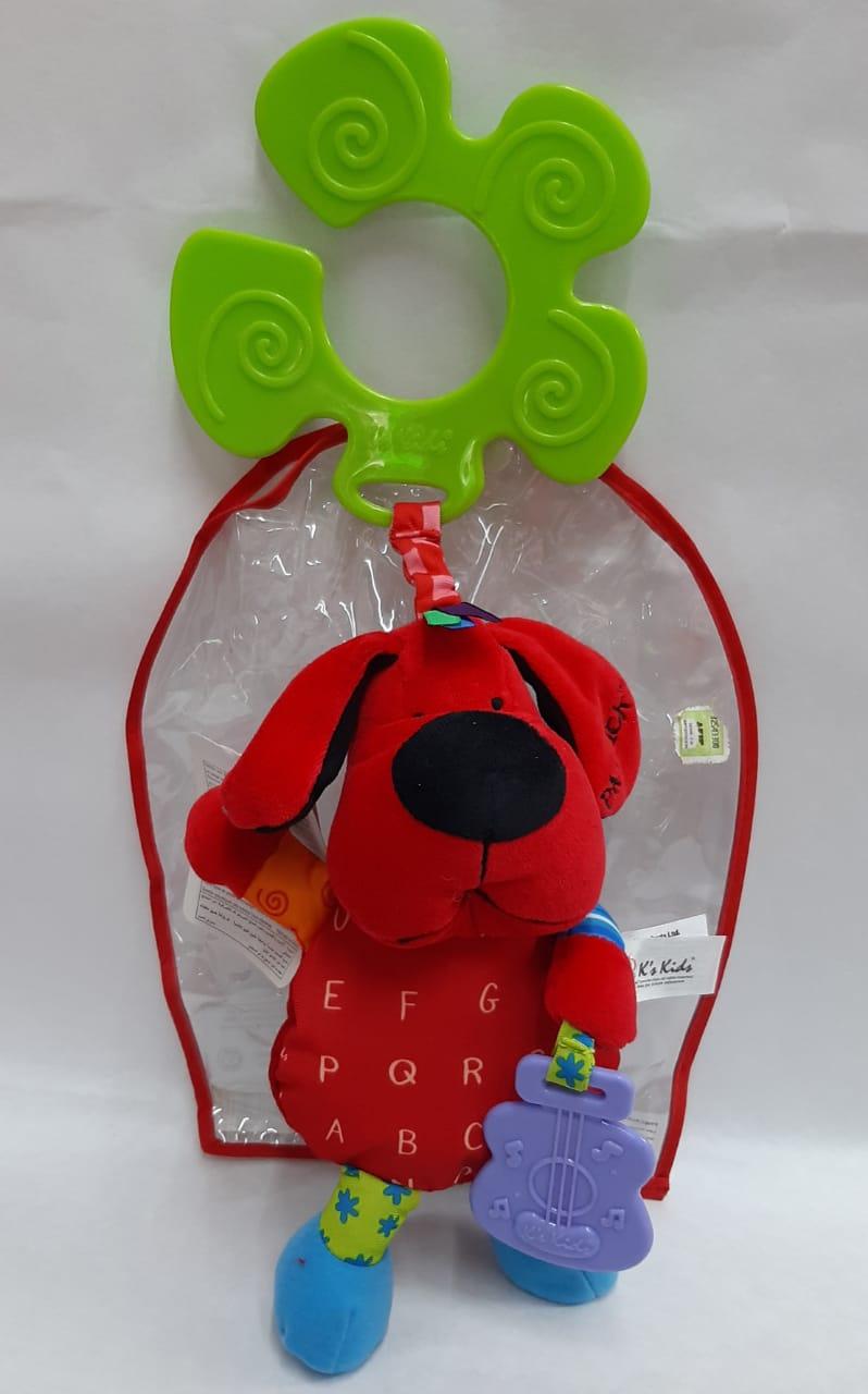 PERRO C/MORDILLO PARA COLGAR