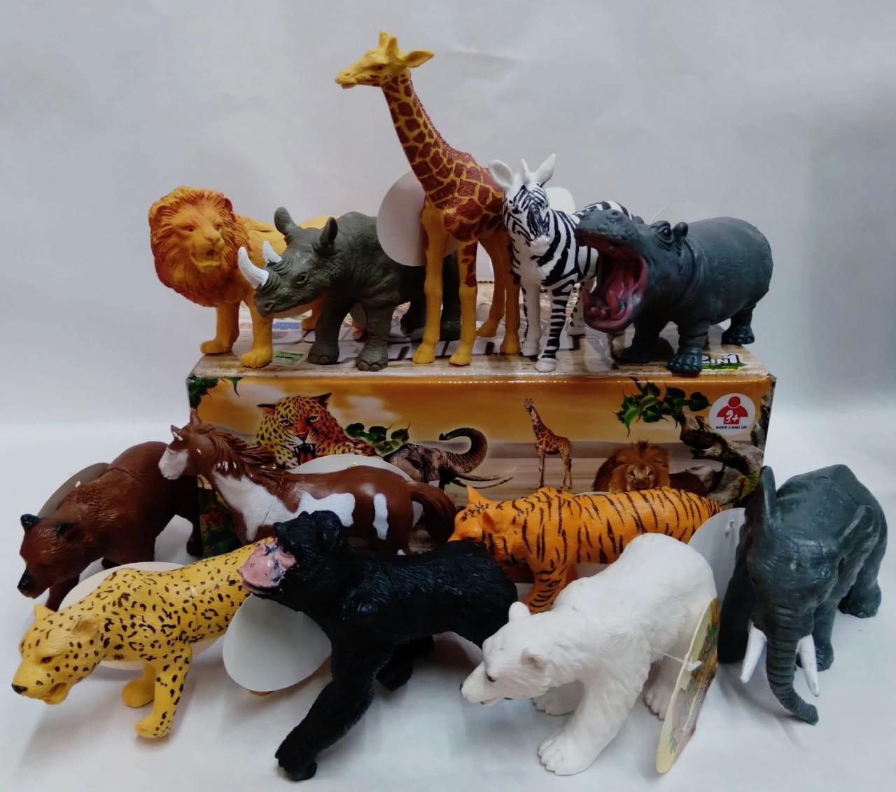 ANIMALES GOMA X1 SELVA - GRANJA