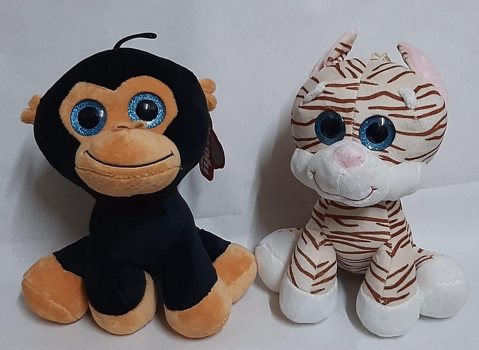 ANIMALITOS SENTADOS OJOS GRANDES 25CM - MODELOS SURTIDOS