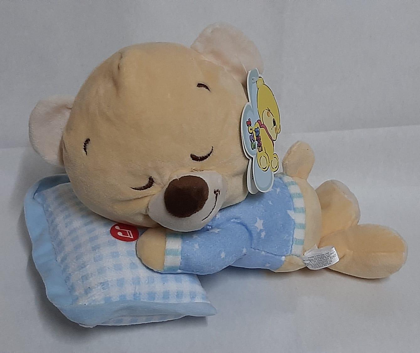 OSO DORMILON CON ALMOHADA Y SONIDO MEDIANO