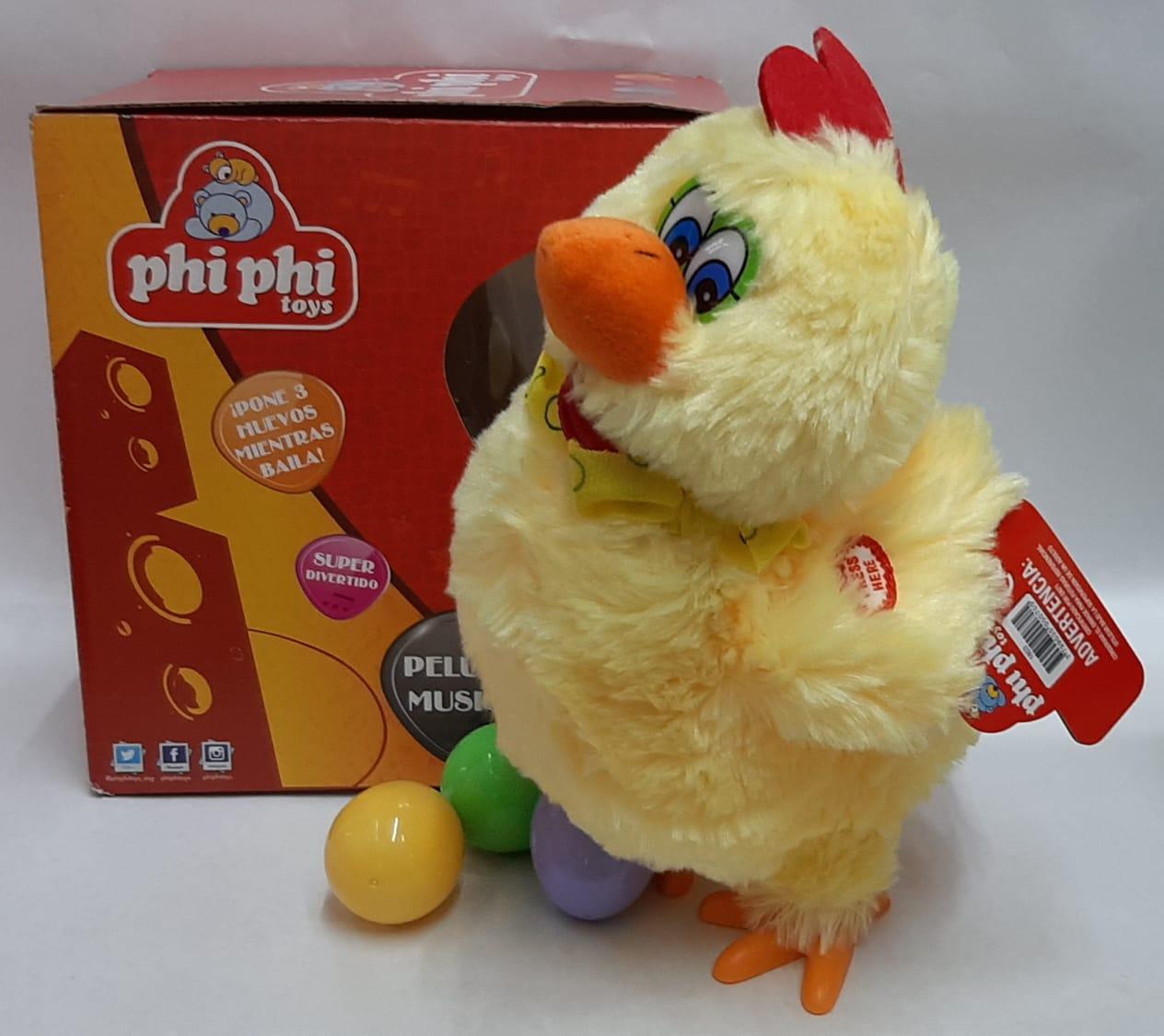 GALLINA MUSICAL PONE HUEVOS EN CAJA