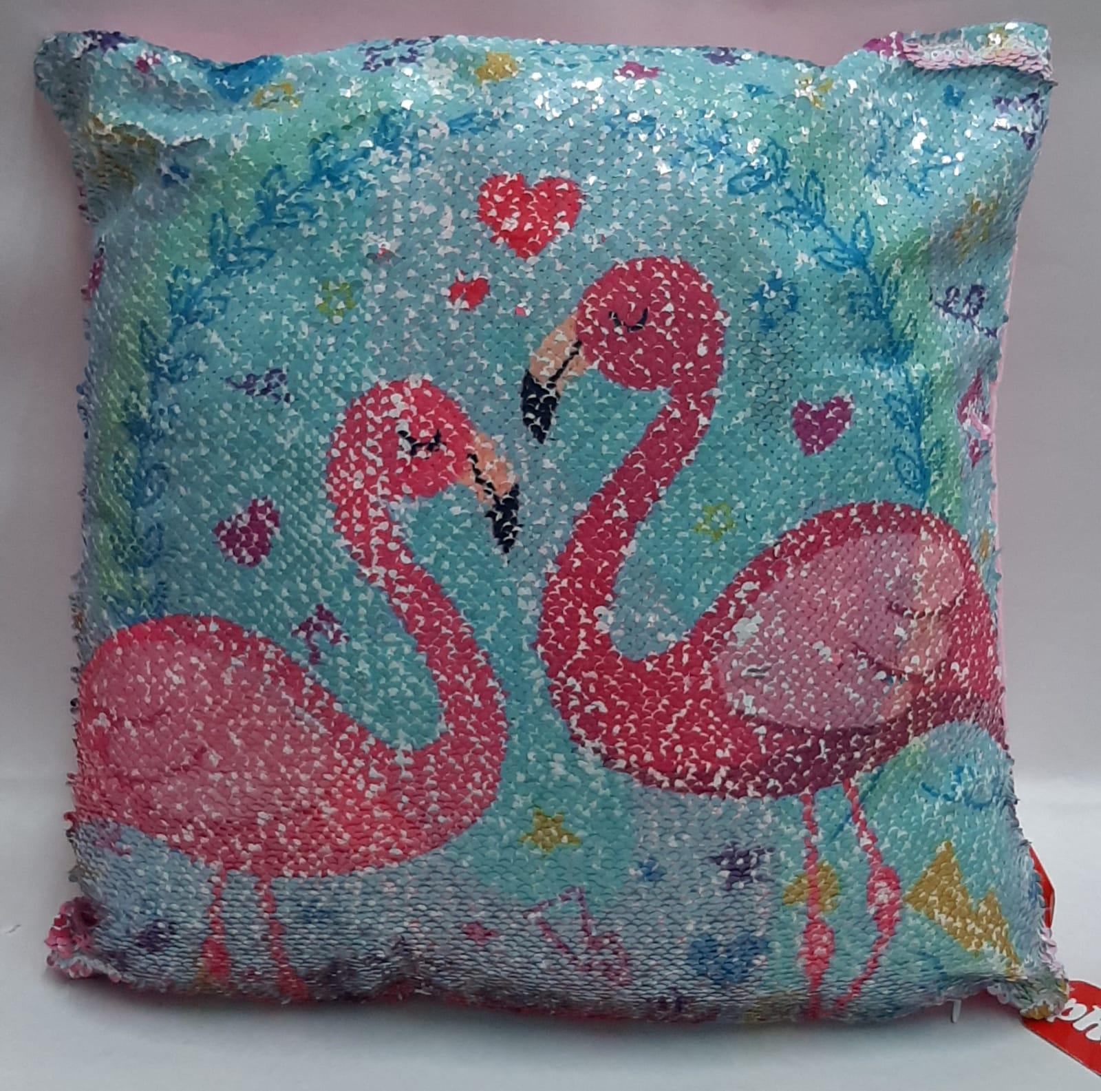 ALMOHADON UNICORNIO LENTEJUELAS