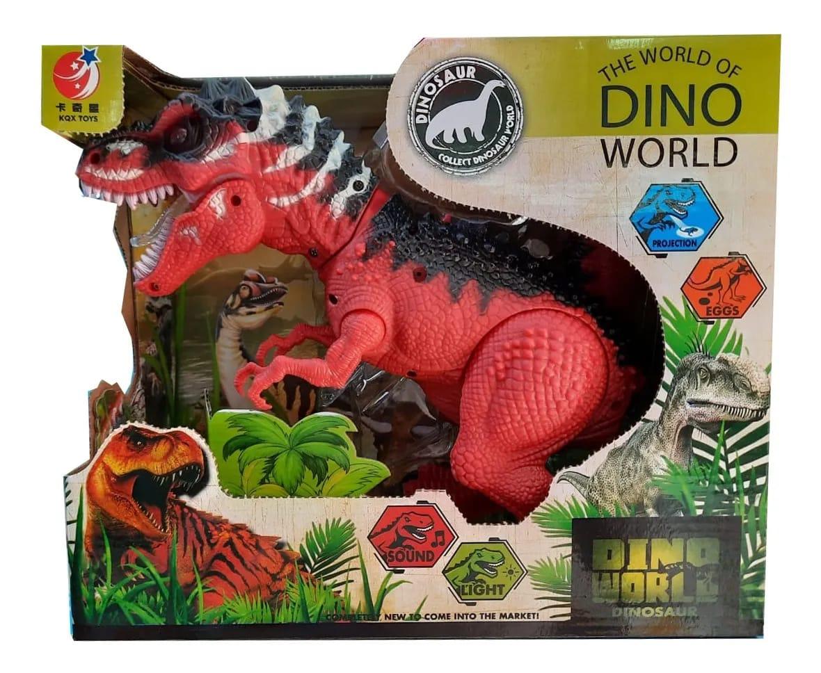 DINOSAURIO A PILA DINO WORLD  - COLORES SEGÚN DISPONIBILIDAD -