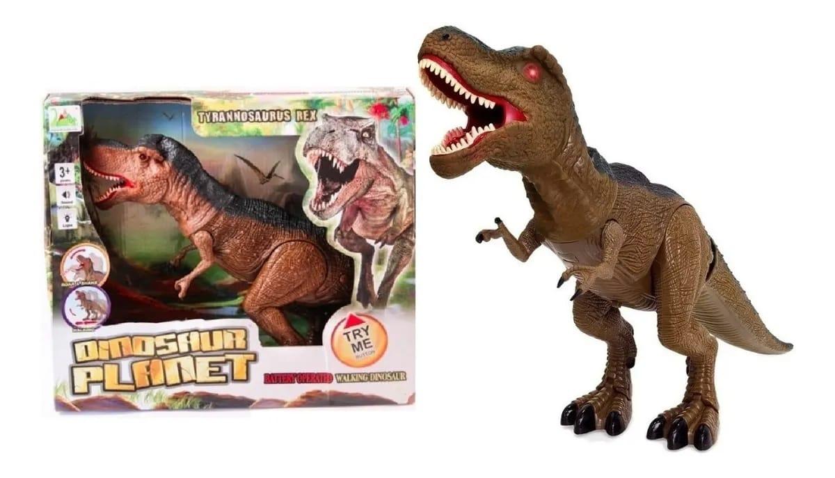 DINOSAURIO CON MOVIMIENTO, LUZ Y SONIDO