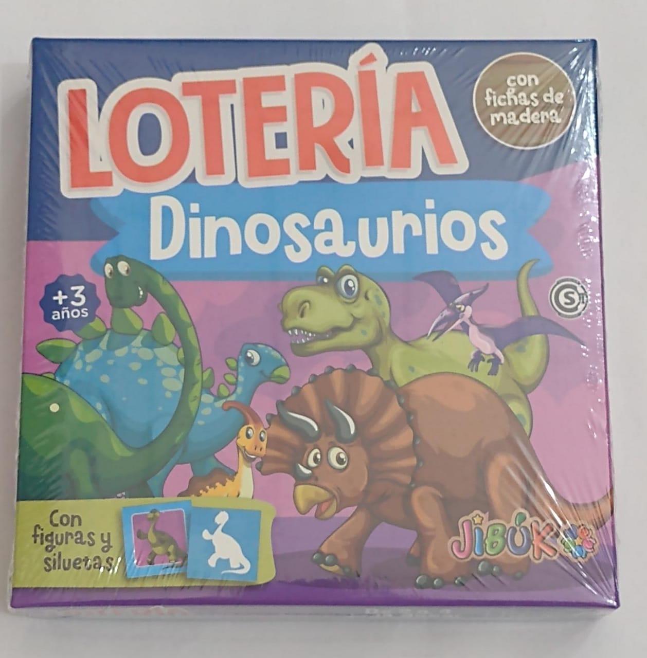 LOTERIA MADERA DINOSAURIO JIBUK (90620)