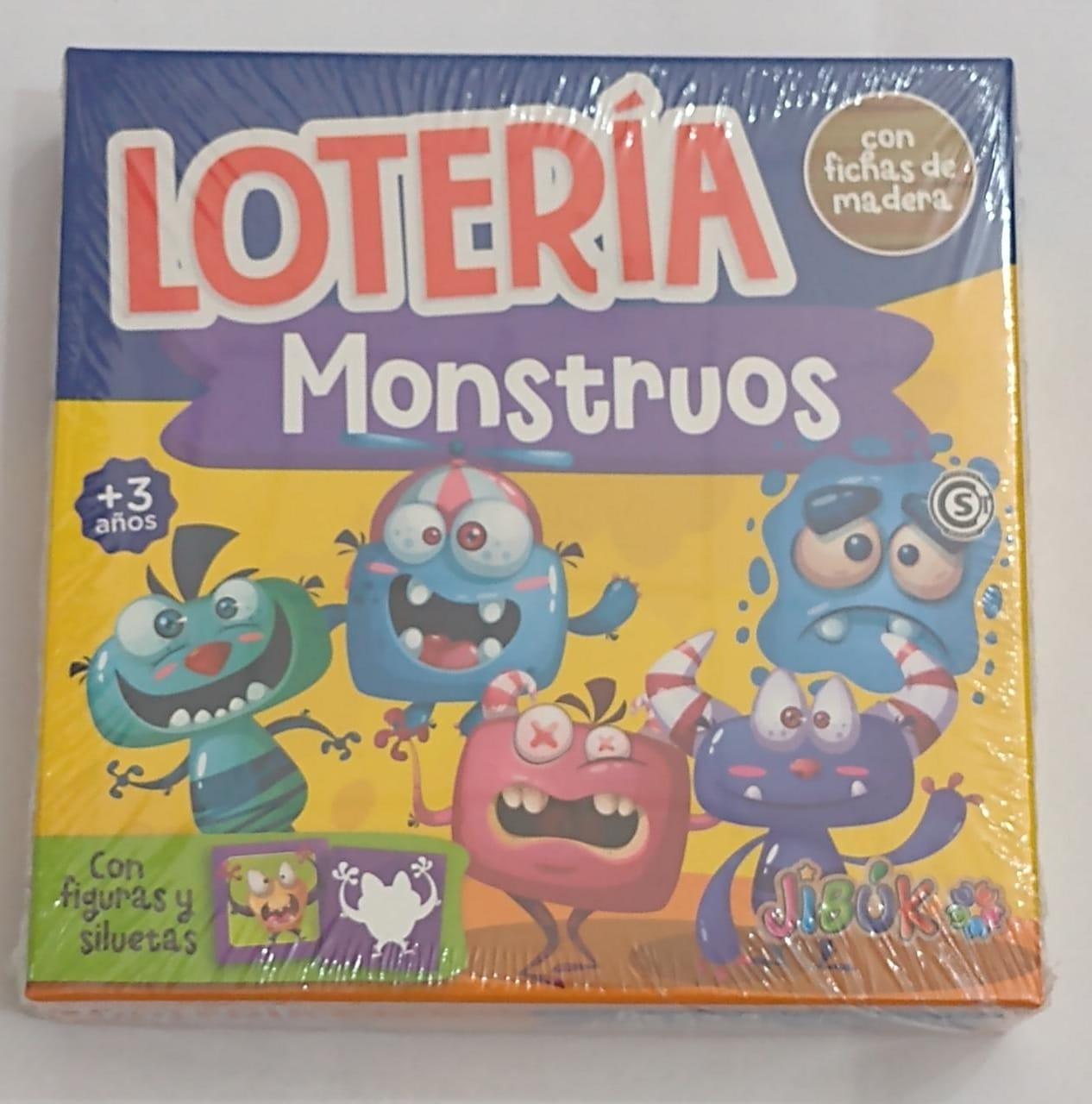 LOTERIA MADERA MONSTRUOS JIBUK (90613)