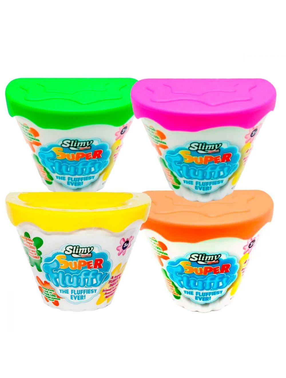 SLIME SLIMY SUPER FLUFFY - COLORES SURTIDOS -